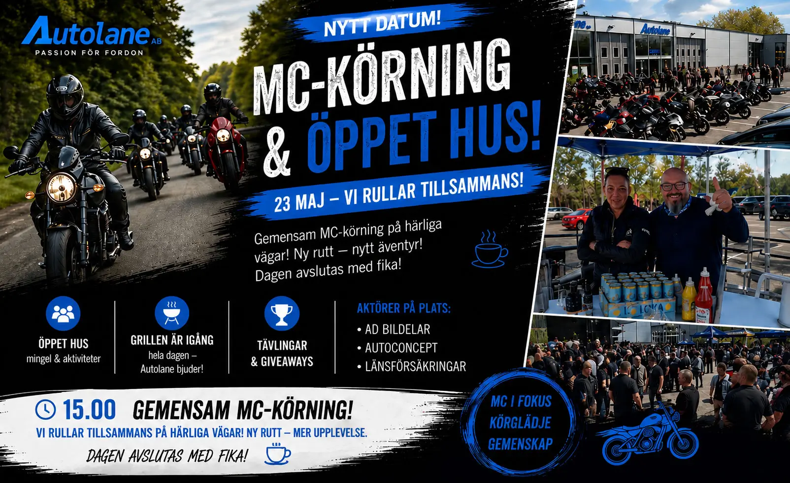 Öppet hus med MC-körning